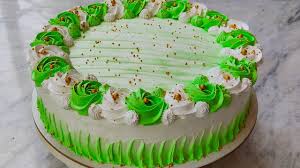 Pista Kulfi Cake